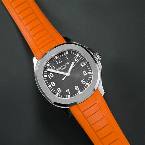 patek philippe 5167a aquanaut jumbo|5167a with orange strap.